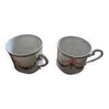 Limoges porcelain coffee cups and saucers