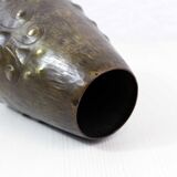 Art deco copper vase