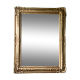 Antique gold patterned mirror