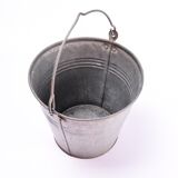 Vintage zinc bucket  flower pot