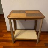 Desserte placage effet damier