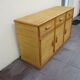 Buffet vintage en rotin années 70/80