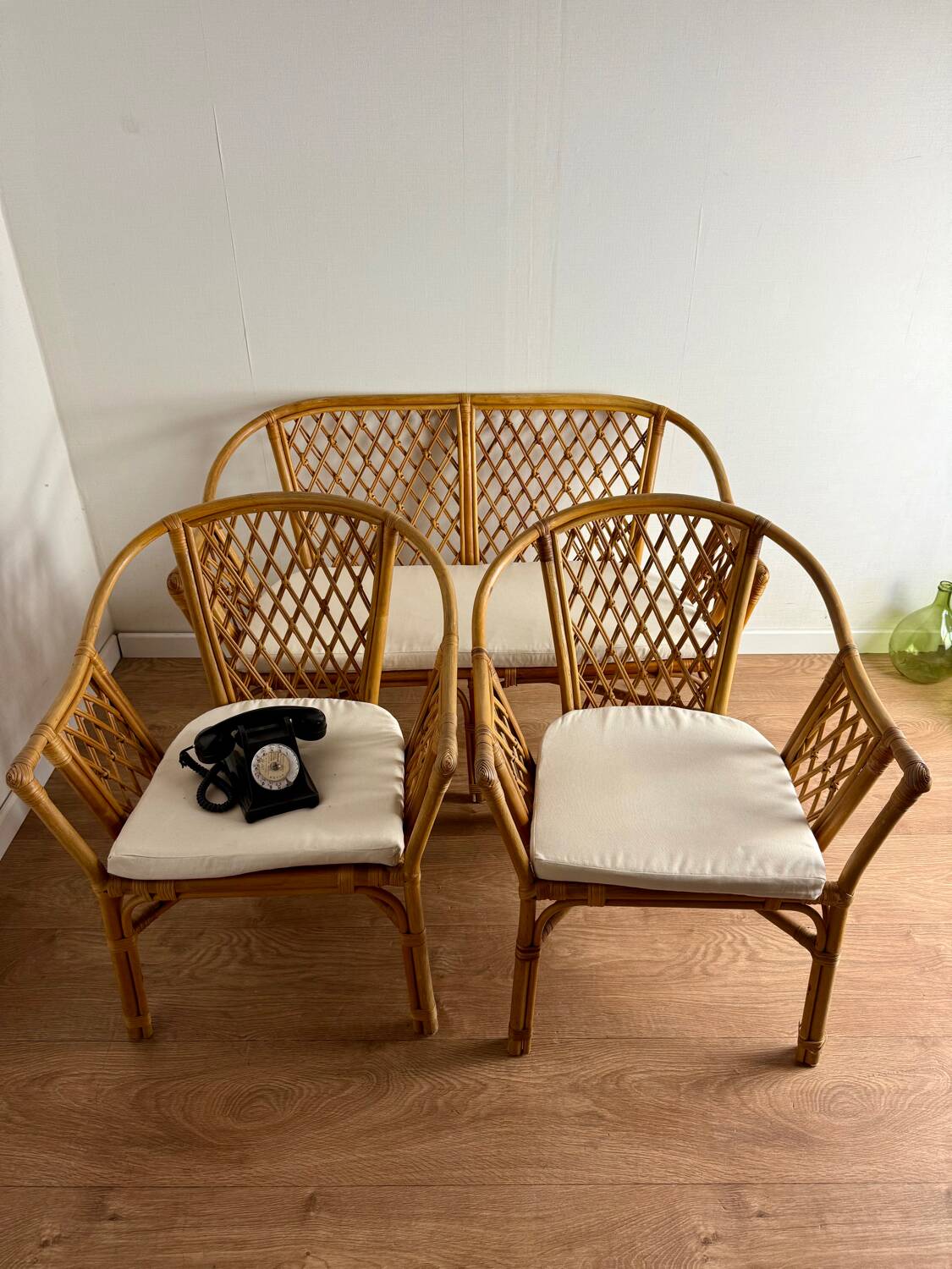 Rattan garden furniture
