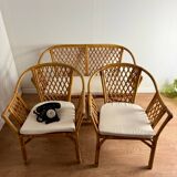Rattan garden furniture