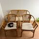 Salon de jardin en rotin