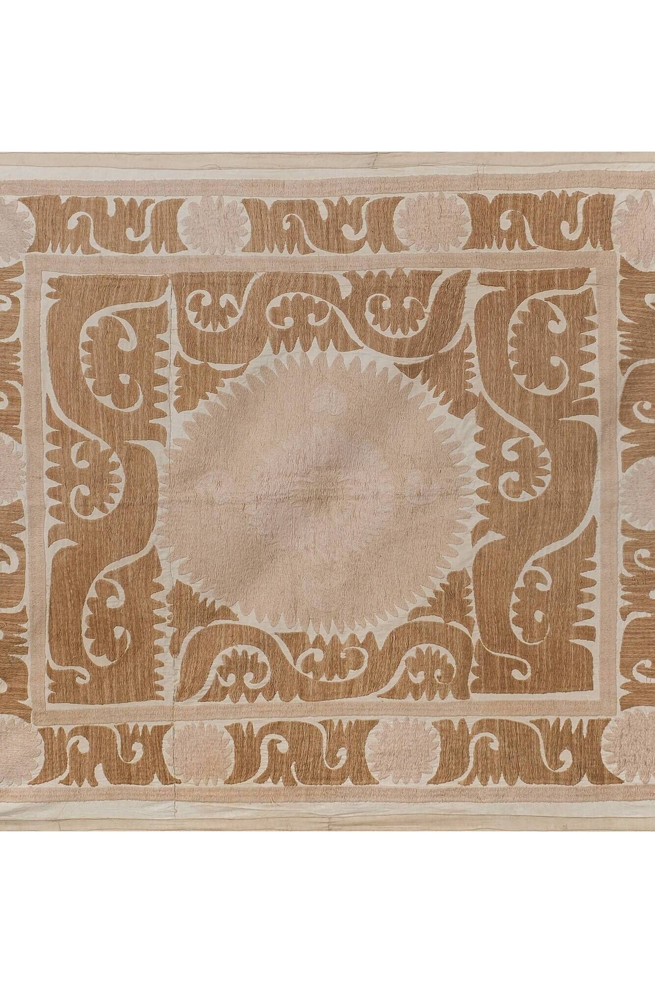 Tapis noué à la main, tapis turc vintage 120x138 cm