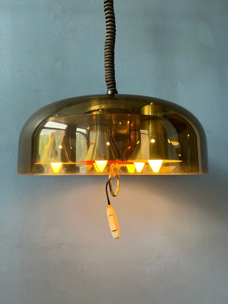 Pendant lamp Herda space age 70s