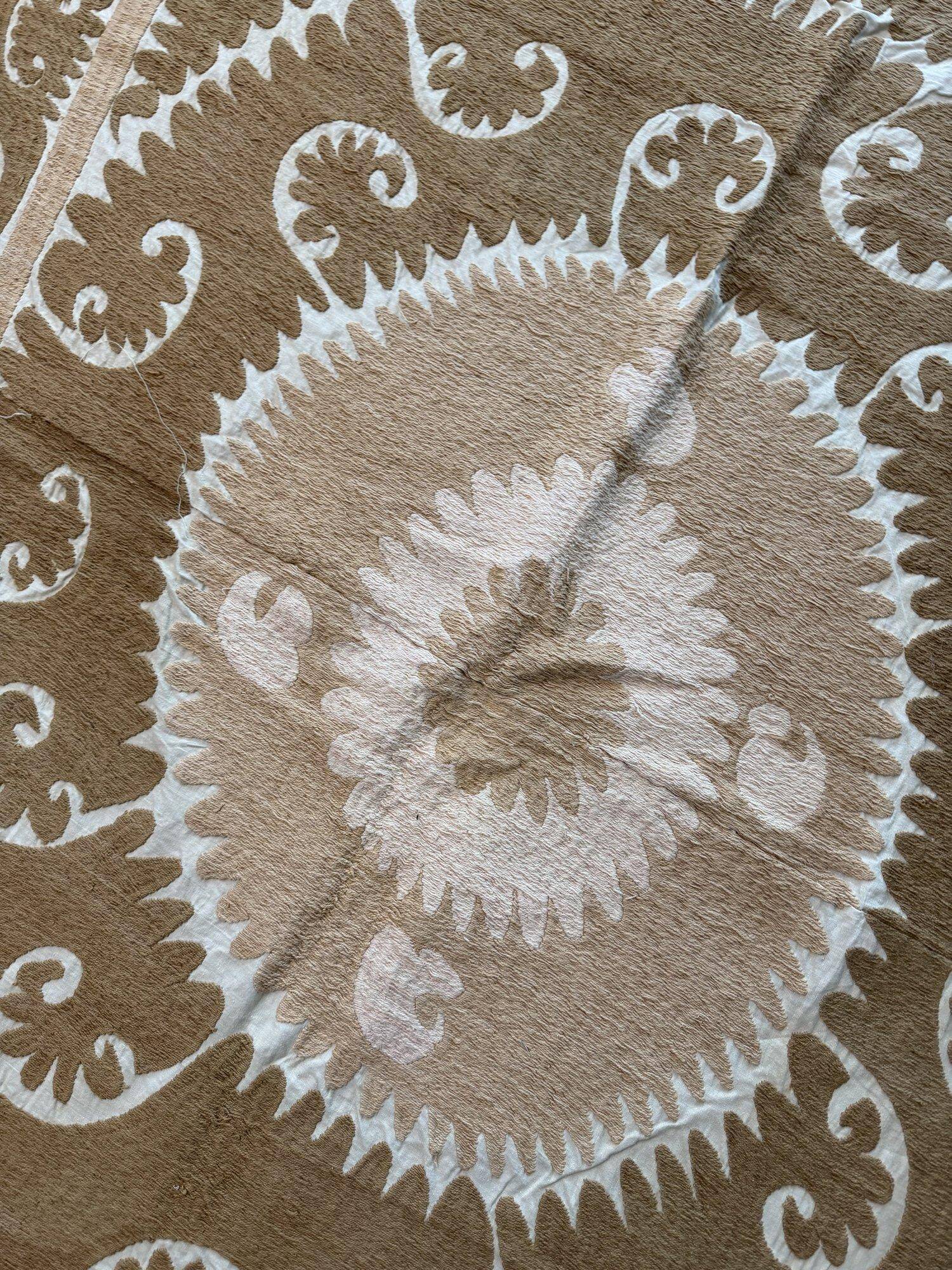 Vintage hand-embroidered tablecloth 144x170 cm