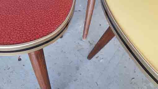 Set of vintage tables