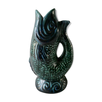 Ceramic pitcher, dabbling, fish shape