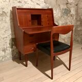 Secrétaire et sa chaise scandinave années 1960 de Niels O.Moller
