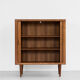 Midcentury danish cabinet with tambour doors by Dyrlund 1960s