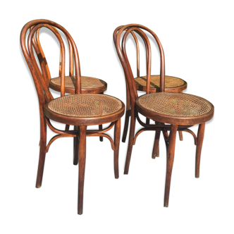 Série de 4 chaises bistrot Cambier