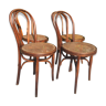 Série de 4 chaises bistrot Cambier