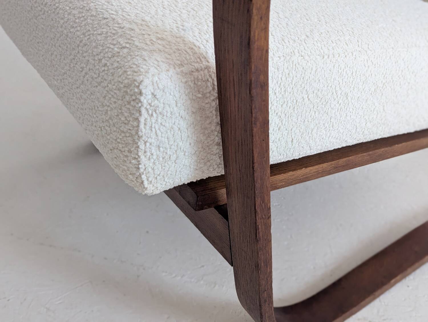 Adjustable H 70 Lounge Chair by Jindřich Halabala for UP Závody, 1930s