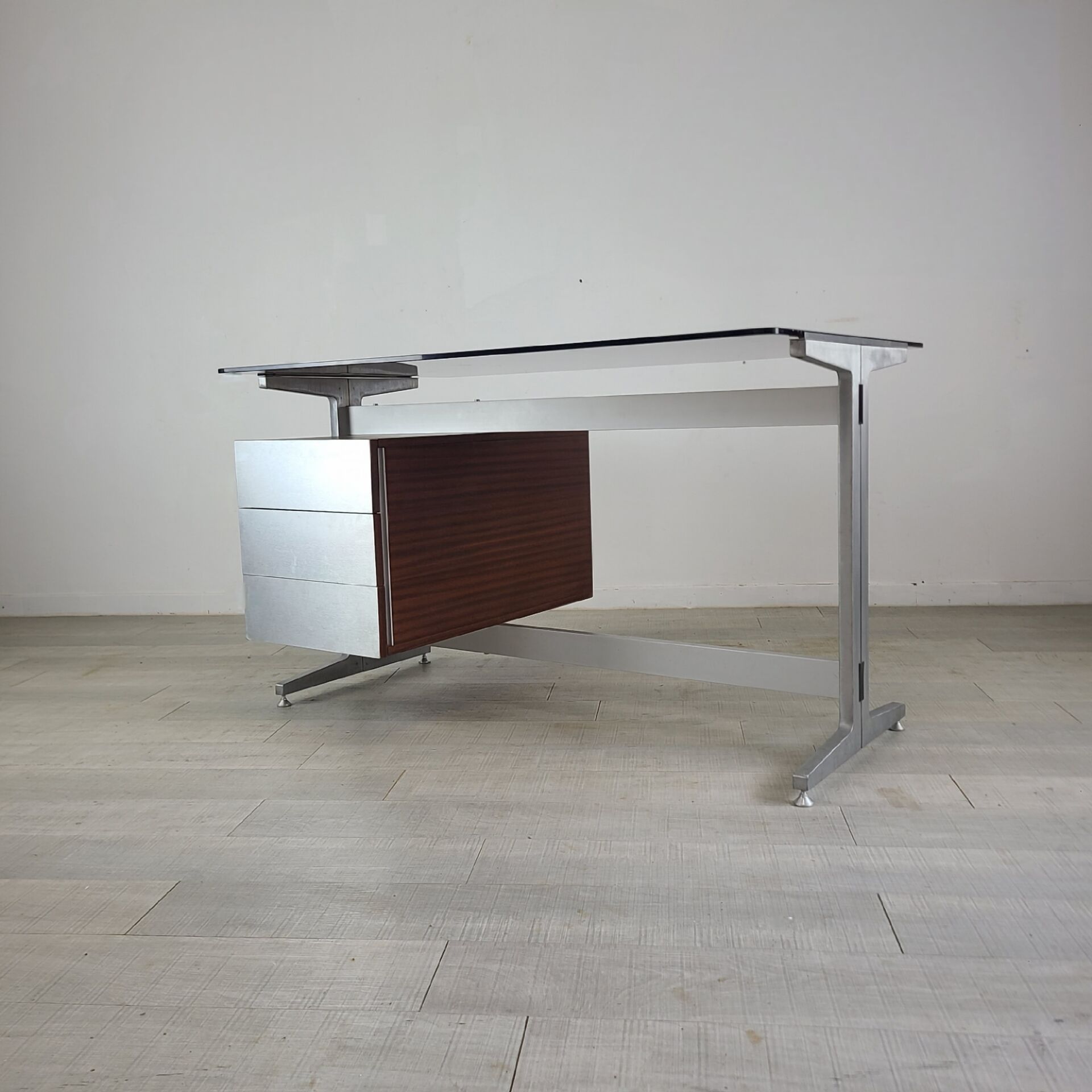 Modernist vintage desk Étienne Fermigier 1970s