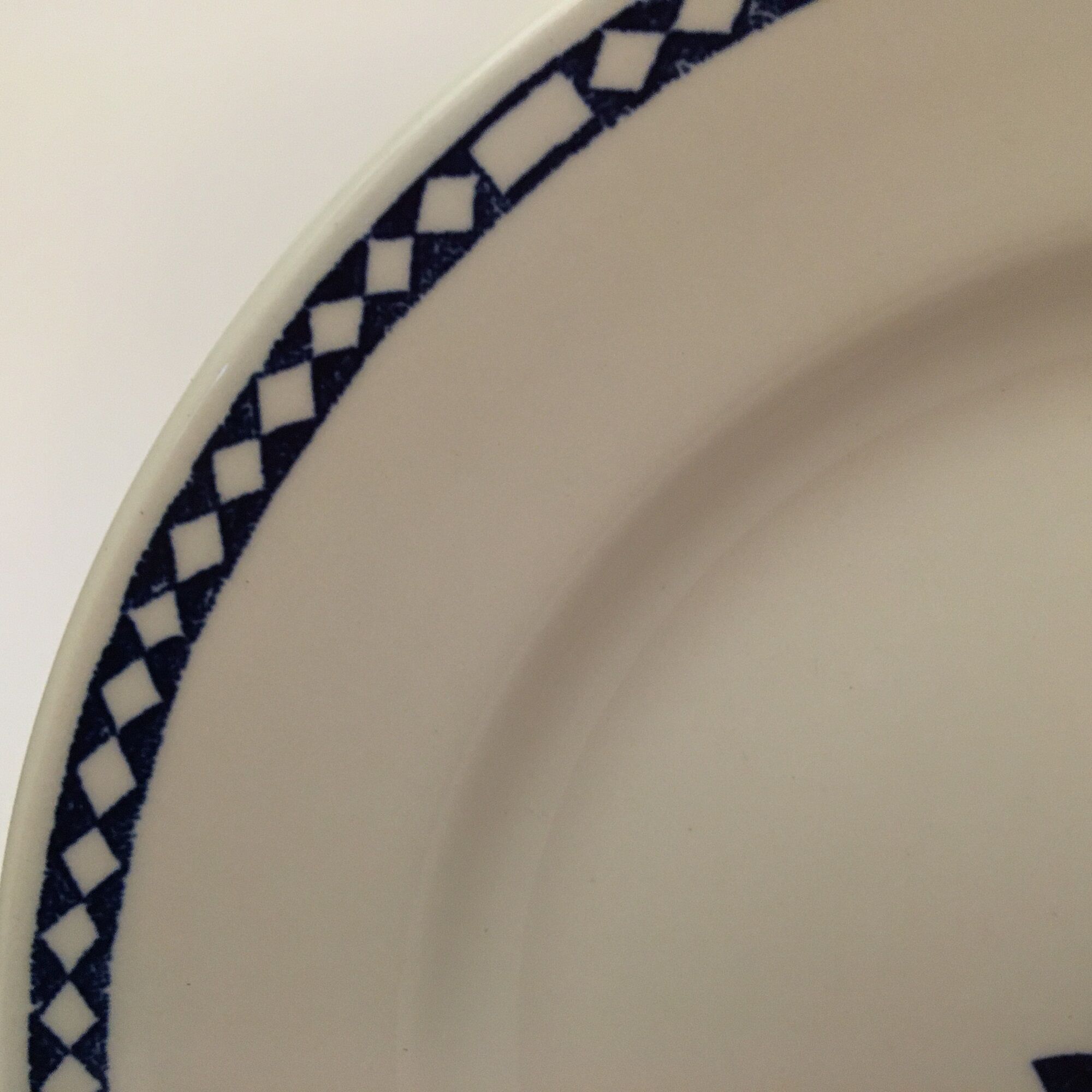 Set of 6 dessert plates stamped "Churchill-England"