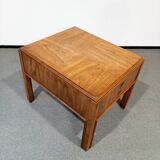 Vintage Drexel walnut bedside table, 1960