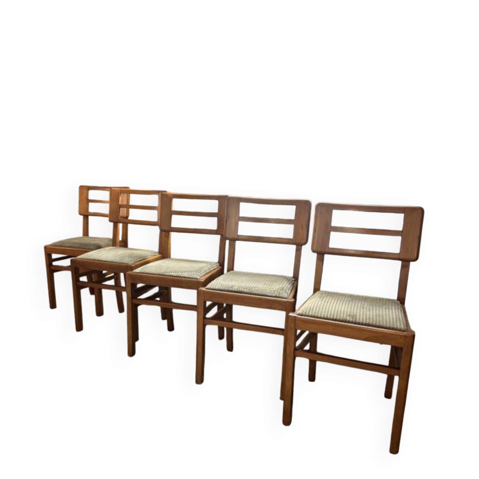 Set of 5 Pierre Cruège Chairs