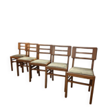 Set of 5 Pierre Cruège Chairs