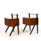 Pair of Teak Nightstands by Sigfred Omann for Ølholm 1960s