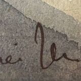 Painting "Bouquiniste - Quais de Seine" Paris Watercolor circa 1950 signed + frame