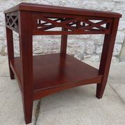 Table end of sofa in exotic wood