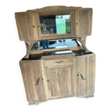 Parisian Art Deco sideboard in natural wood