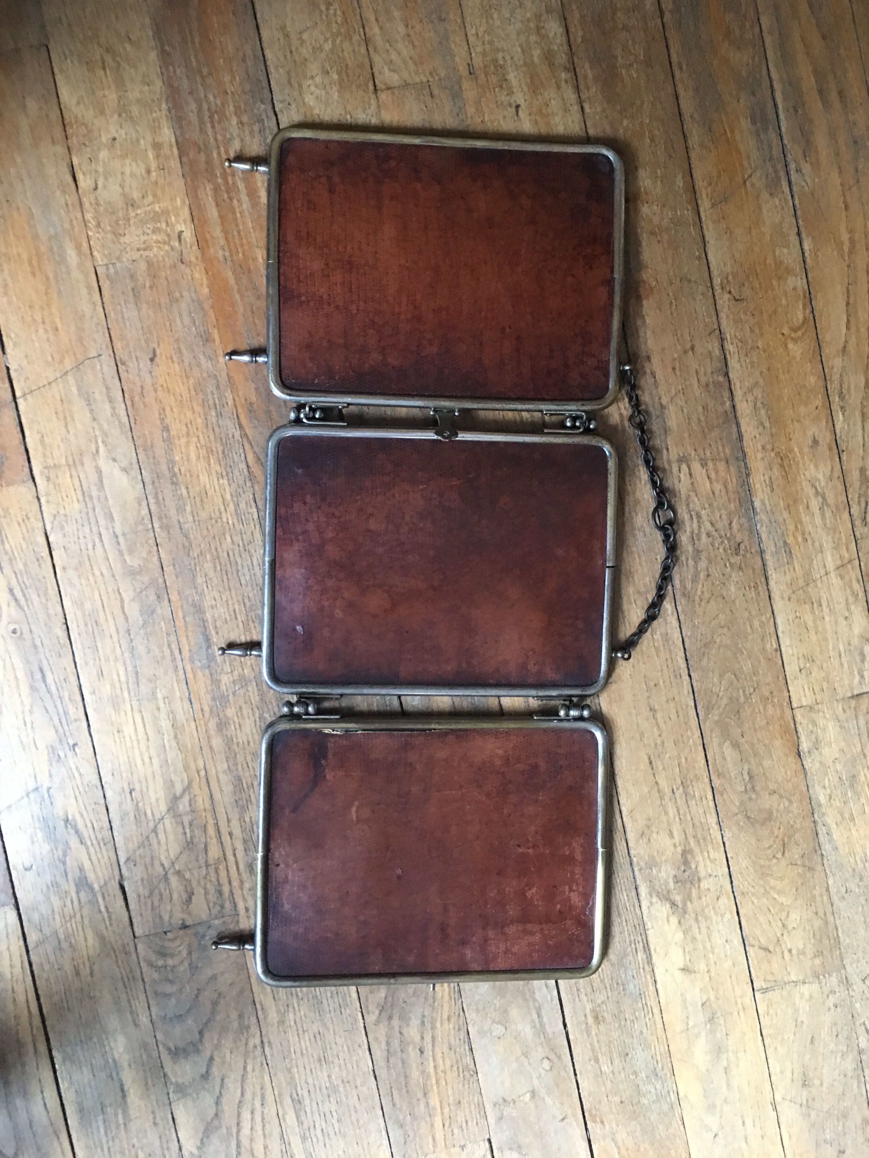 Triptytic Barber mirror