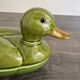 Vintage porcelain duck terrine