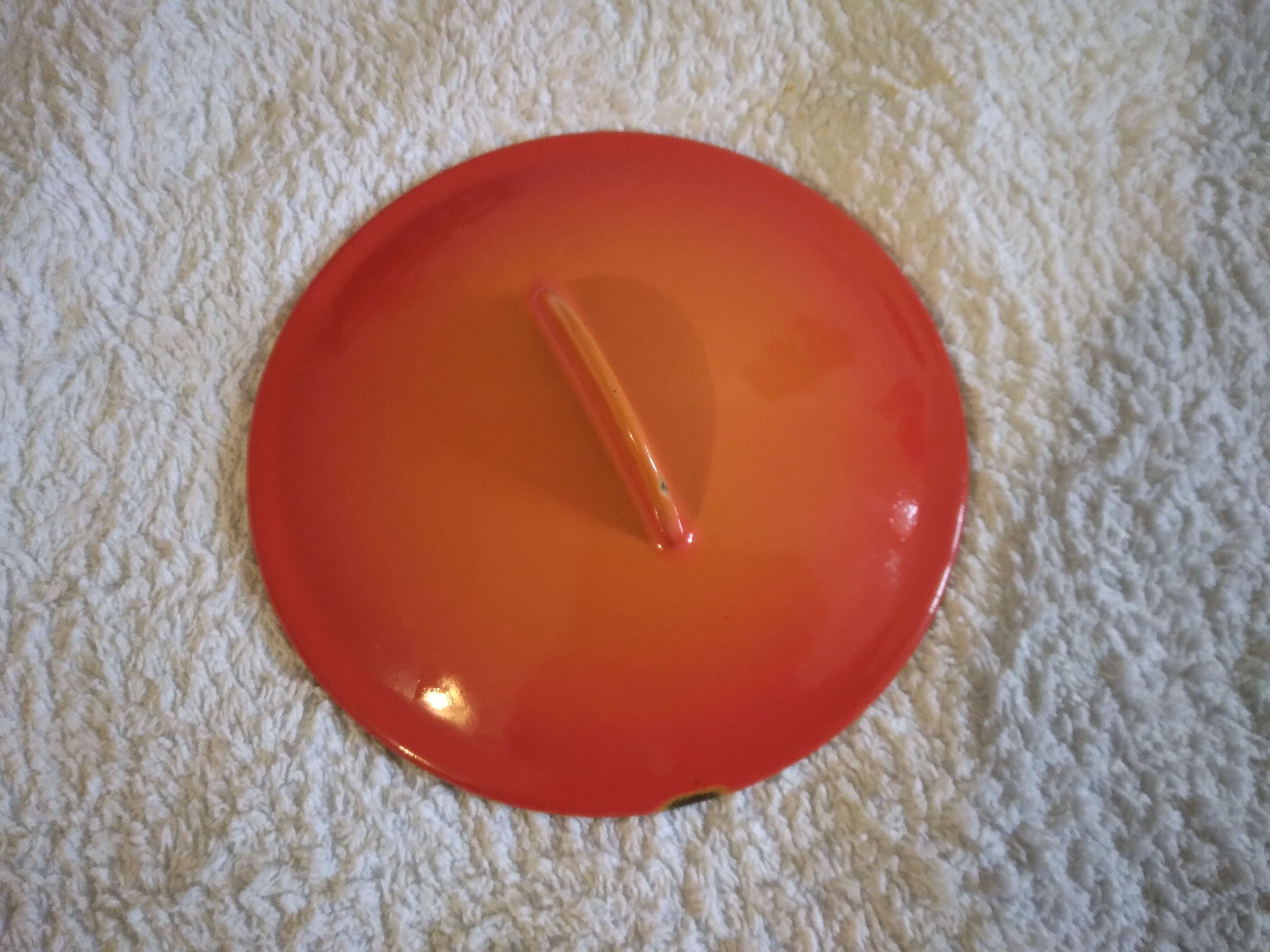 Vintage cast iron casserole Le Creuset