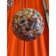 Contemporary Murrine Sphere in Murano Style Glass with Multicoloured Murrine