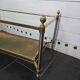 Brass living room table and glass top
