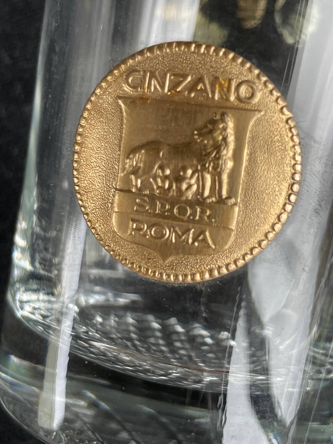 Set of 5 Cinzano aperitif glasses