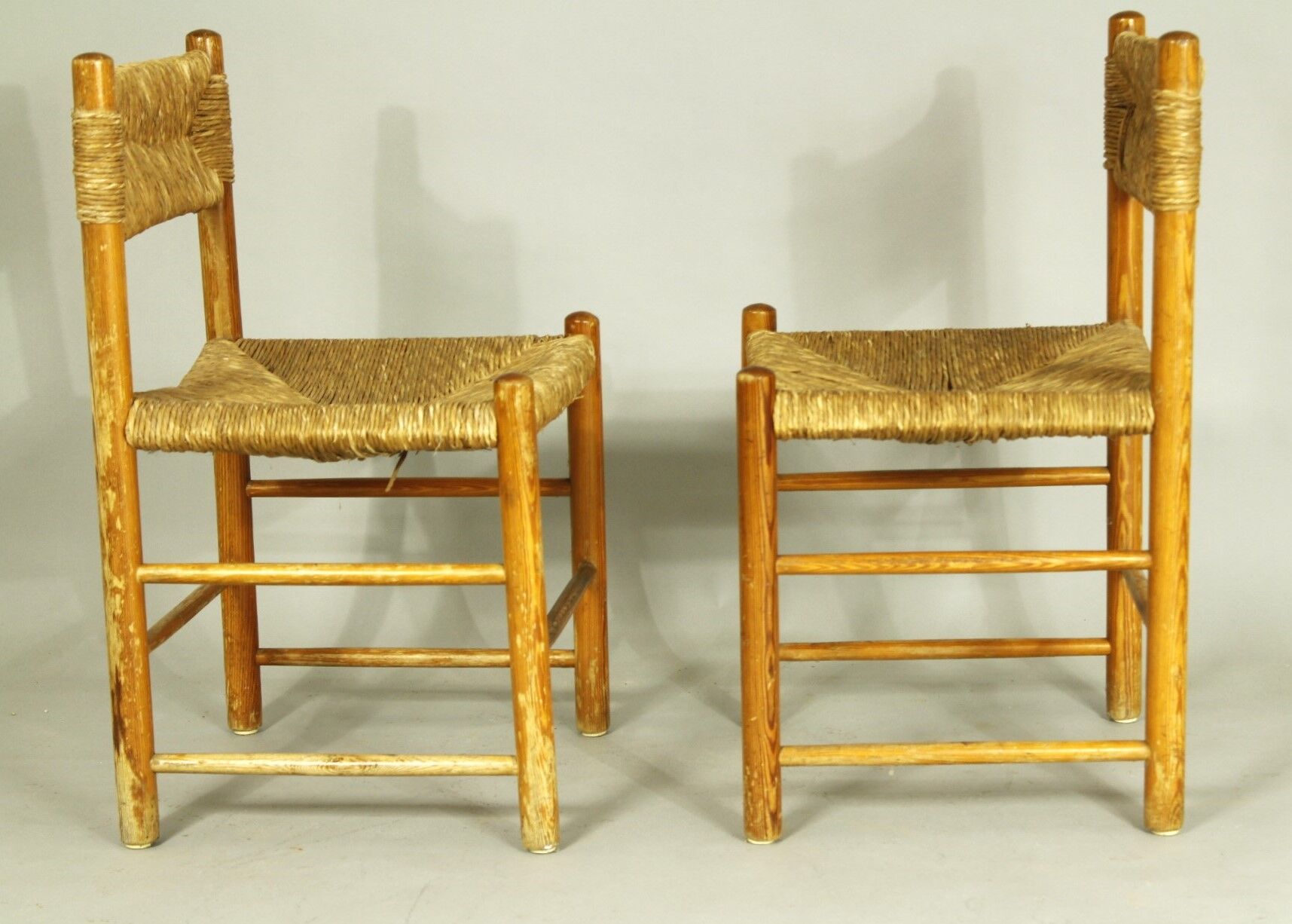 Pair of Dordogne Chairs for Robert Sentou, 1970s
