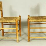 Pair of Dordogne Chairs for Robert Sentou, 1970s