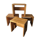 4 stools Les Arcs, 1960