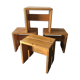 4 stools Les Arcs, 1960