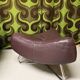 Chili leather armchair with ottoman by Paul Falkenberg