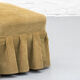 Beige corduroy crapaud lounge chair 1960s
