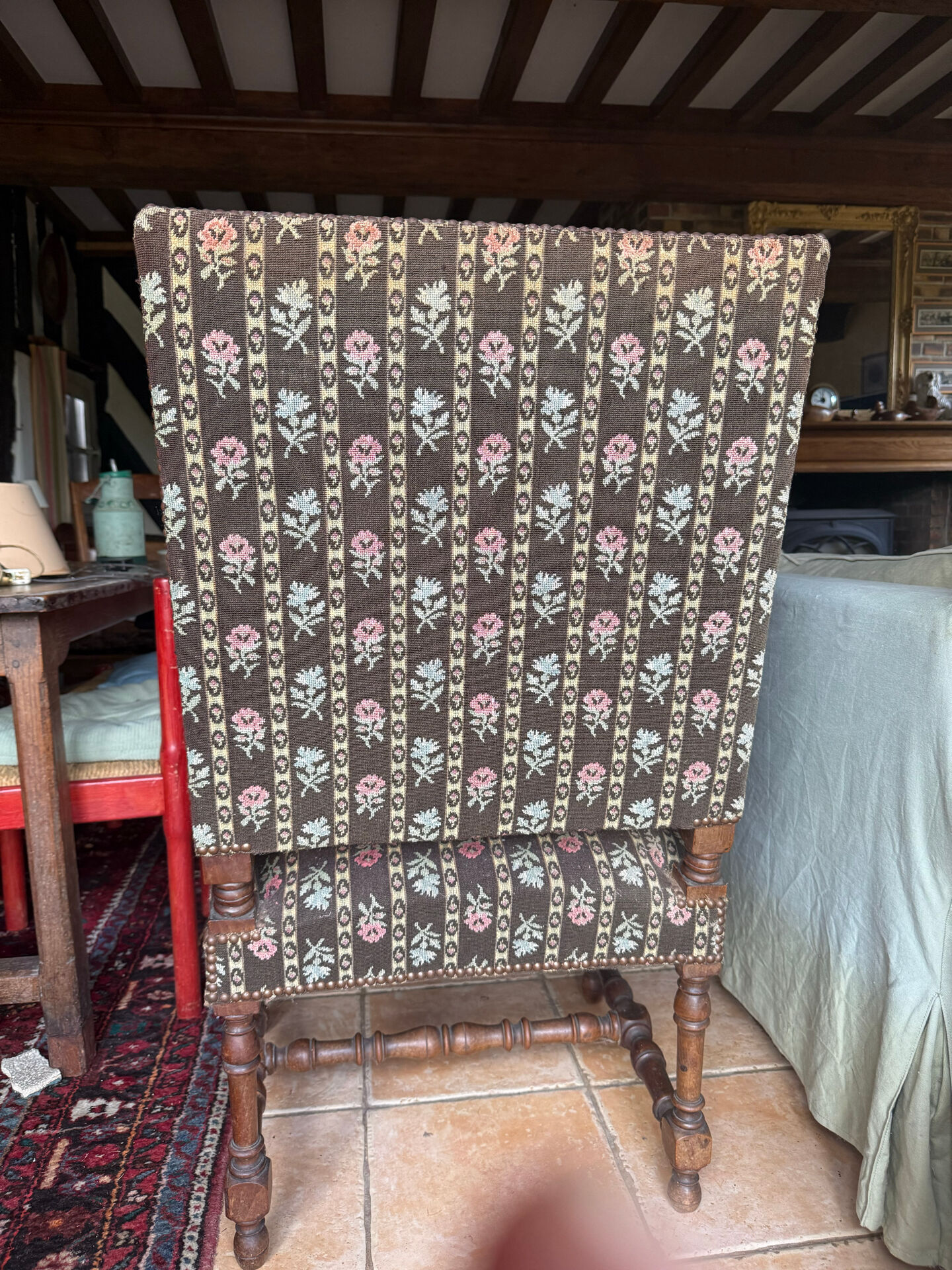 Louis XIII style armchair