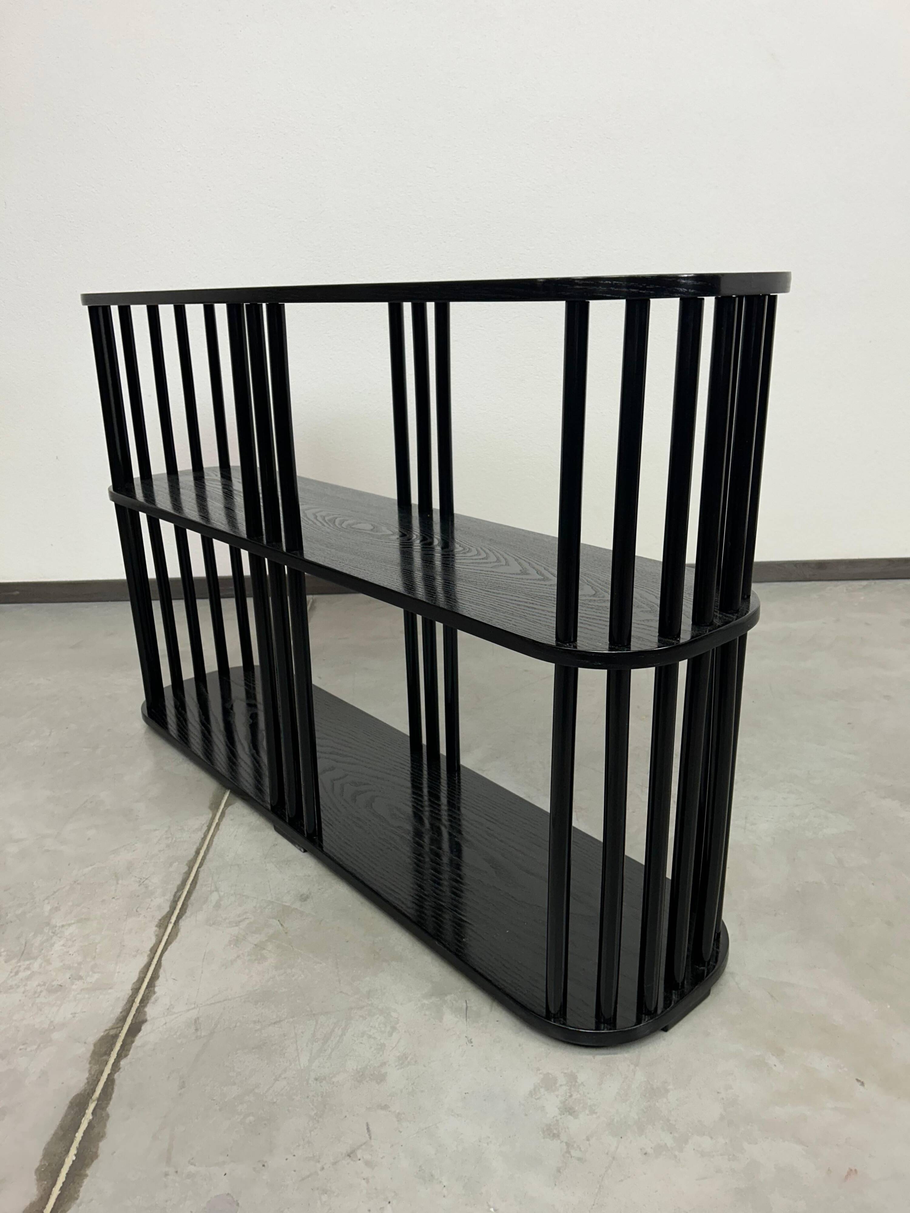 Black Art Deco shelf