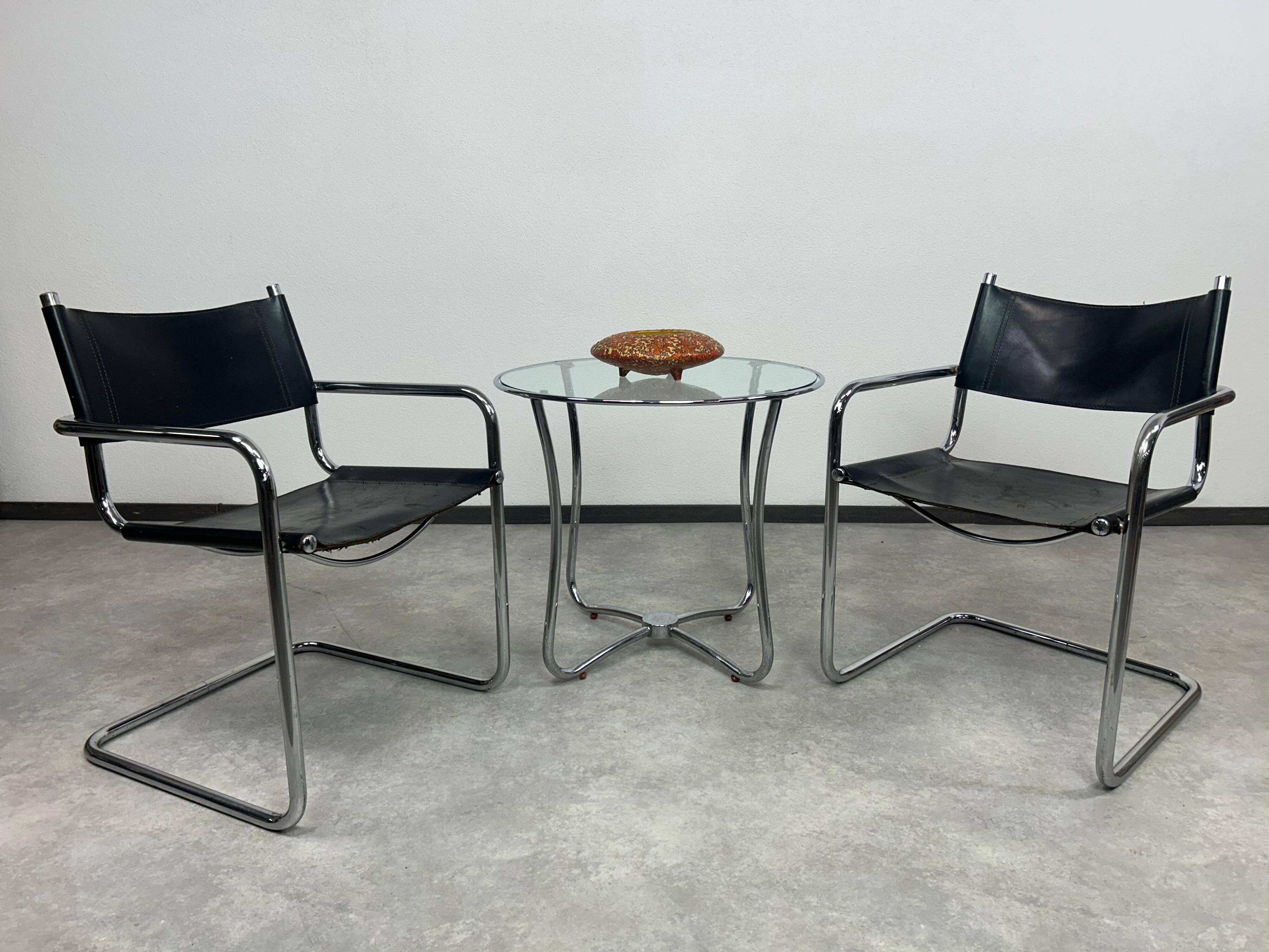 Bauhaus S34 chairs by Mart Stam