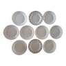 Assiettes dessert porcelaine anglaise