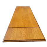 Solid wood farm table with extensions
