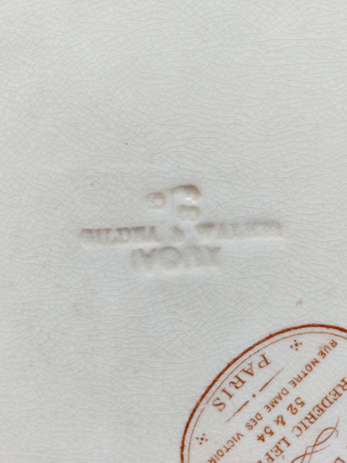 Gildea & Walker Ivory plate