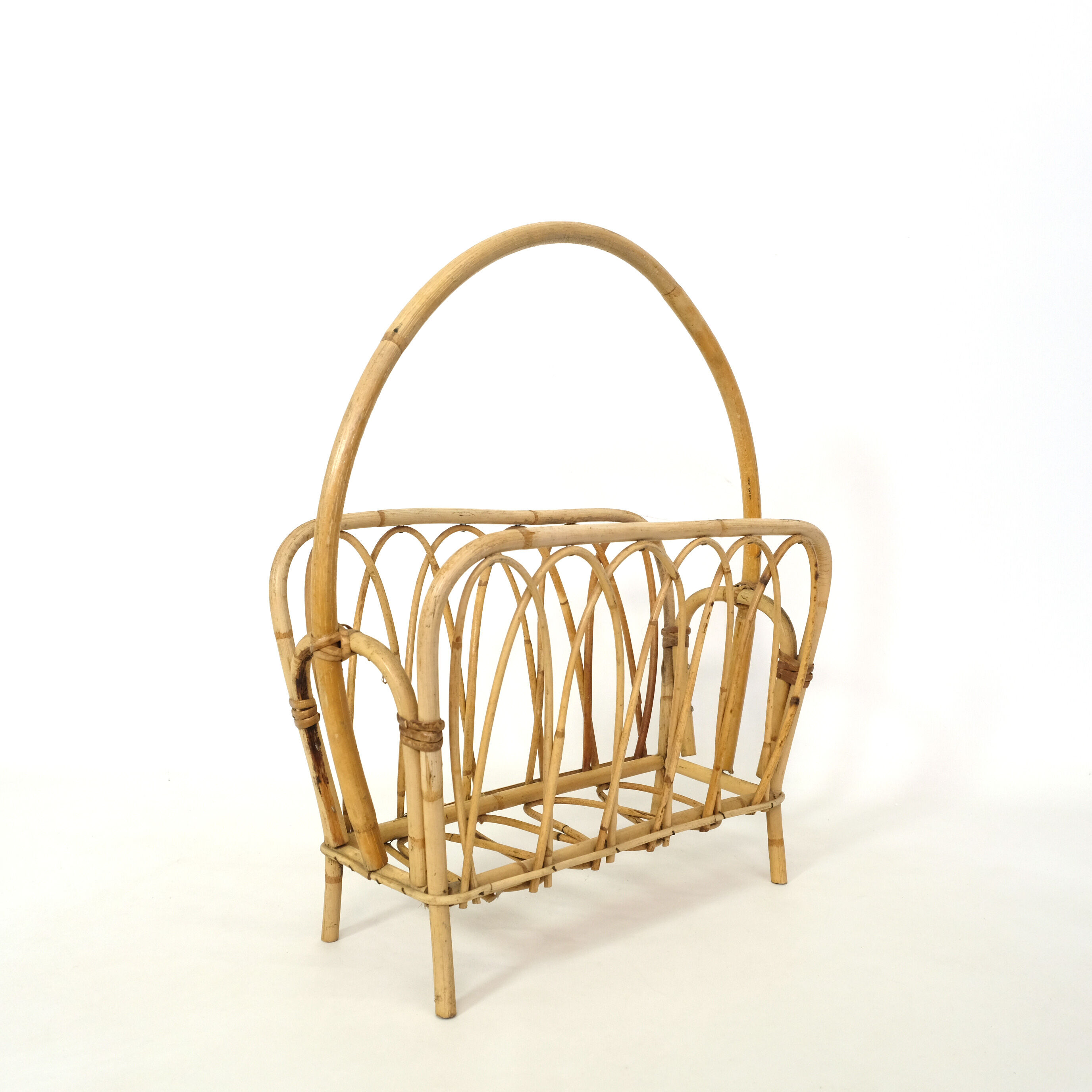 70s rattan magazine door