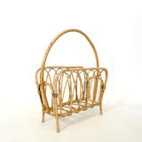 70s rattan magazine door