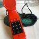 Orange phone ABS Made in Sweden Vintage 70s