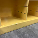 Old workshop furniture / wooden locker / sorting furniture / counter